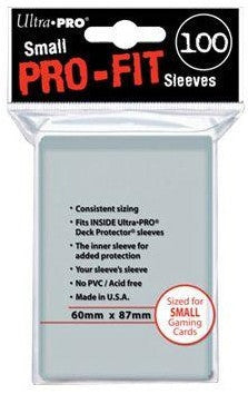 Ultra-Pro Deck Protector Small Pro-Fit Sleeves